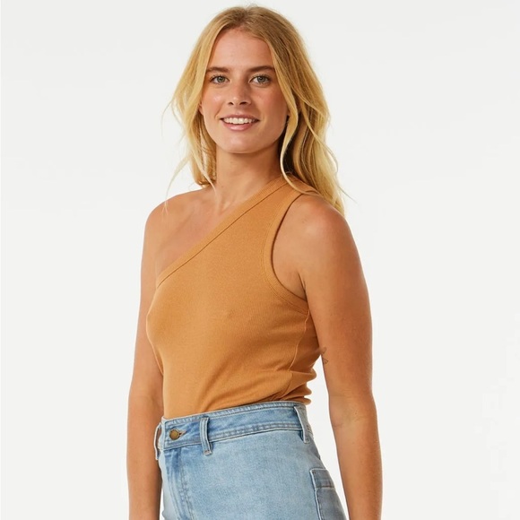 Ripcurl Asymmetrical Ribbed Tank - Picture 3 of 4